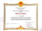 Bằng khen Thủ tướng Chính phủ - Giám đốc Ban 2